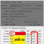 coretemp işelmci ısısı okuma