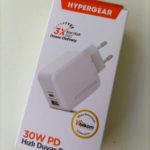 HyperGear-30W-USB-C-hizli-sarj-kutu ön taraf, üstten çekim