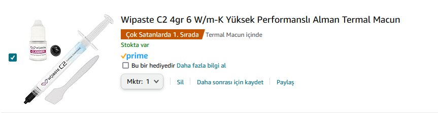 termal macun W değeri