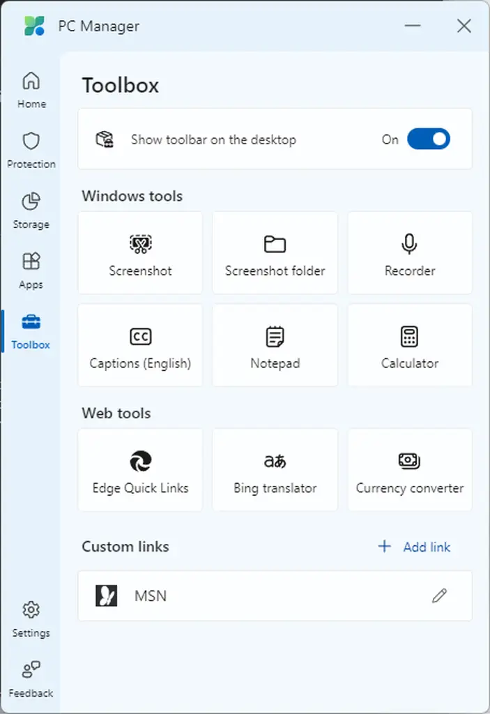 Microsoft-PC-Yöneticisi_ek araçlar