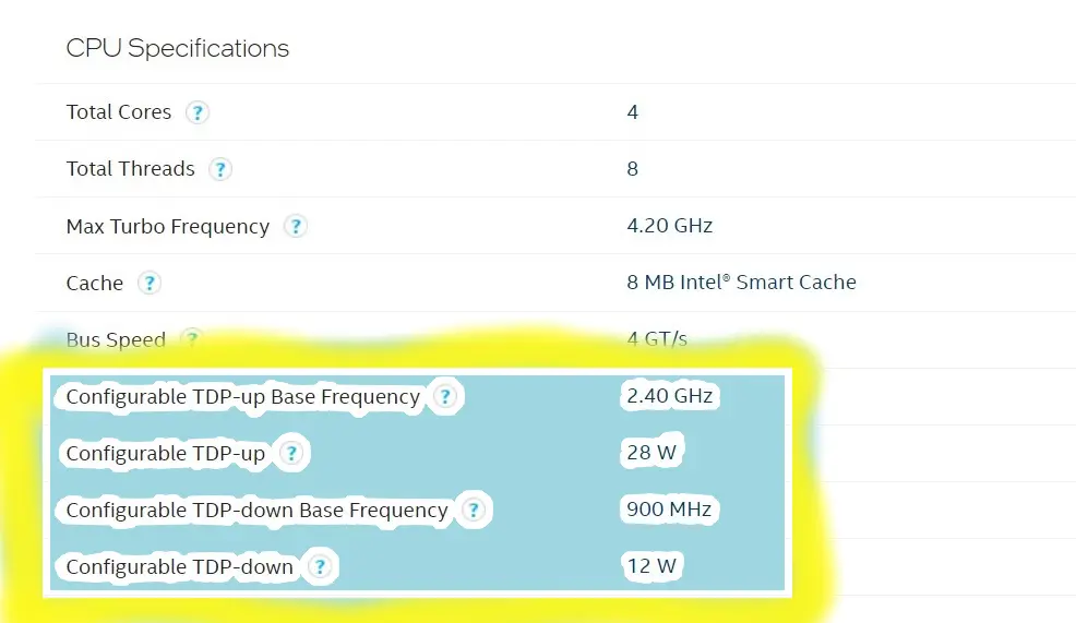 işlemci değiştirmek_cpu_tdp değerleri