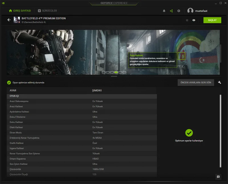 Styrix gtx970 Battlefield 4 oyun ayarlari