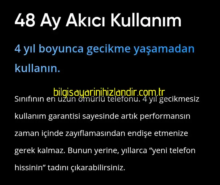 Realme Note 60 6GB yorum- 4 yıl akıcı kullanım garantisi